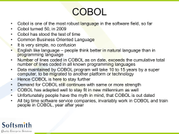 COBOL - Softsmith