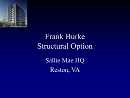 Frank Burke Structural Option