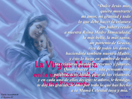 La Virgen María en la espiritualidad de Luisa