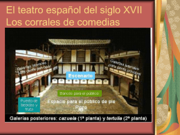 El teatro español del siglo XVII Los corrales de
