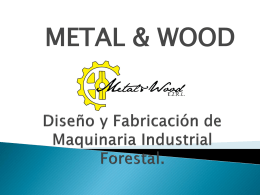 Diseño y fabricación de maquinaria industrial