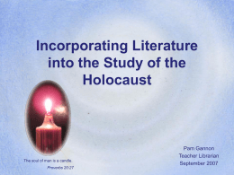 Incorporating Literature Into the Study of the