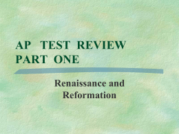 AP TEST REVIEW - Spring Grove Area School District