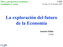 La exploración del futuro de la Economía
