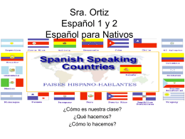 Sra. Ortiz Español 1 y 2