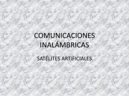 COMUNICACIONES INALÁMBRICAS