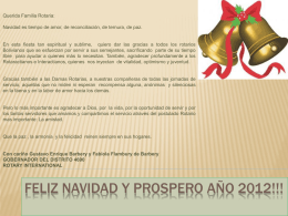 FELIZ NAVIDAD Y PROSPERO AÑO 2012!!!