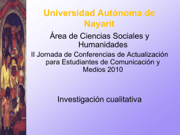 UNIVERSIDAD AUTÓNOMA DE NAYARIT Secretaría de