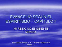 EVANGELIO SEGÚN EL ESPIRITISMO – CAPÍTULO II