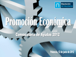 Diapositiva 1 - Diputación de Palencia