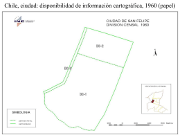 Chile: disponibilidad de información cartográfica,