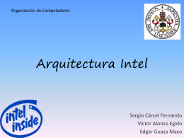 Arquitectura Intel - Dpto. Informática