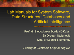 Lab Manual for System Software Operating systems