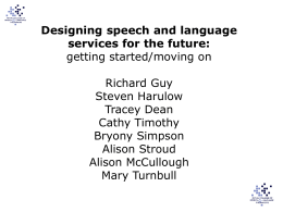 Designing SLT services for the future – getting