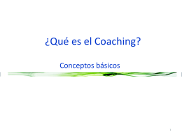 ¿Que es el Coaching? - Gestión Humana Visiconti.