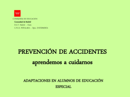 Prevención de accidentes - INTEF