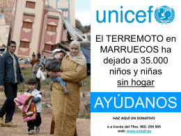 El TERREMOTO en MARRUECOS ha dejado a 35.000 niños