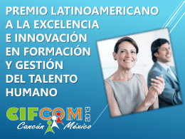Premio latinoamericano a la investigación en