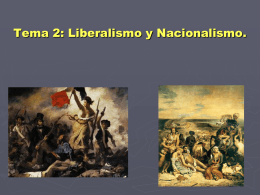 Geografía e Historia 4º ESO Tema 2: Liberalismo y
