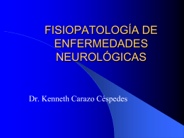 FISIOPATOLOGÍA DE ENFERMEDADES NEUROLÓGICAS