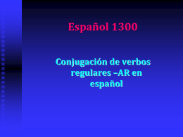 Español 1300 Primavera, 2009