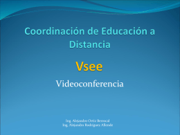 Vsee - Coordinación de Educación a Distancia -