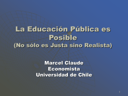 Crisis de la Educación en Chile Diagnóstico y