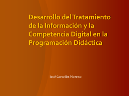 Desarrollo de la Competencia Digital en la