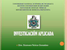UNIVERSIDAD NACIONAL AUTÓNOMA DE NICARAGUA RECINTO