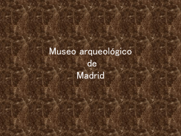 Visita al Museo arqueológico de Madrid