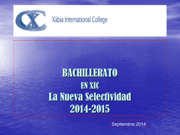 Diapositiva 1 - Xàbia International College