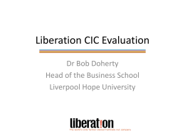 Liberation Evaluation - CES ULg