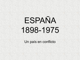 ESPAÑA 1898-1975