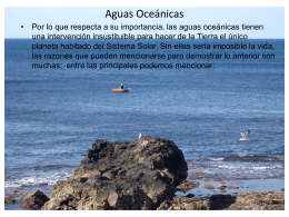 Importancia de las Aguas Oceánicas