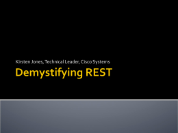 Demystifying REST Presentation