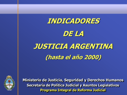 JUSTICIA ARGENTINA