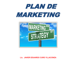 Presentación Plan de Marketing