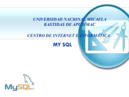 ¿QUÉ ES MySQL?