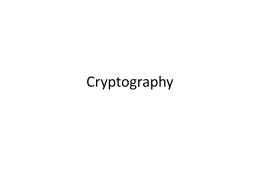 The language of cryptography