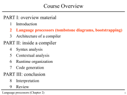 Language Processors - CS 434/534 Home Page
