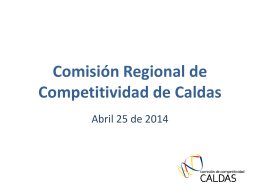 Comisión Regional de Competitividad de Caldas