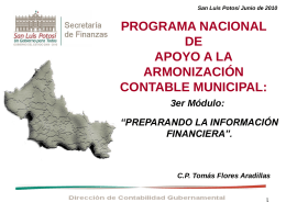 Diapositiva 1 - Secretaría de Finanzas