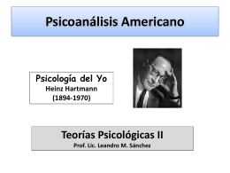 Psicoanálisis Americano