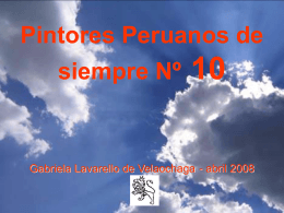10 PINTORES PERUANOS Nº 10