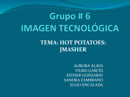 Grupo # 6 IMAGEN TECNOLÓGICA