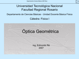 Láminas de Óptica - UTN - Universidad Tecnologica