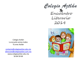 Diapositiva 1 - Colegio Aztlán