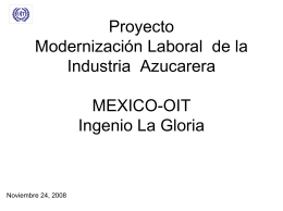 Proyecto Modernización Laboral de la Industria
