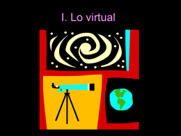 ¿Qué es lo virtual??