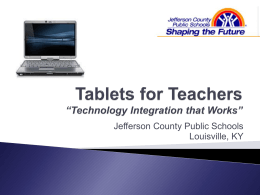 Tablets for Teachers 2010 - Larry Cuban on School